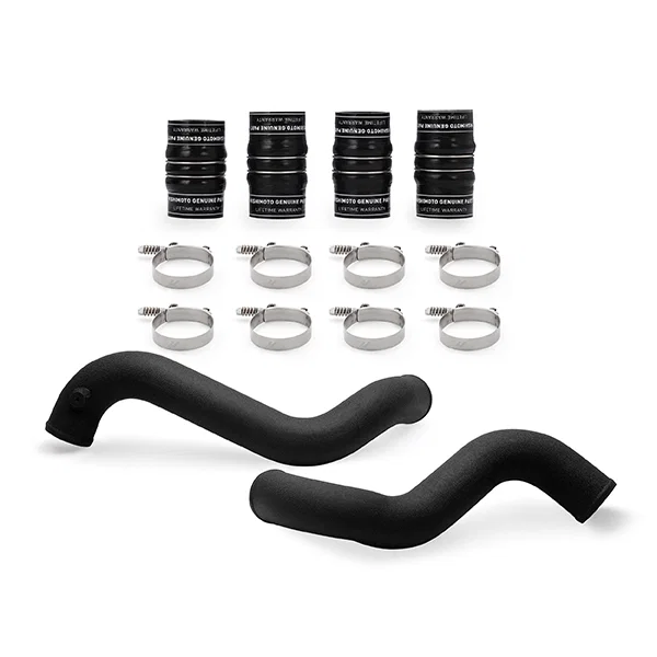 Intercooler Pipe Kit, Black, fits Nissan Titan XD 5.0 Cummins 2016-2019