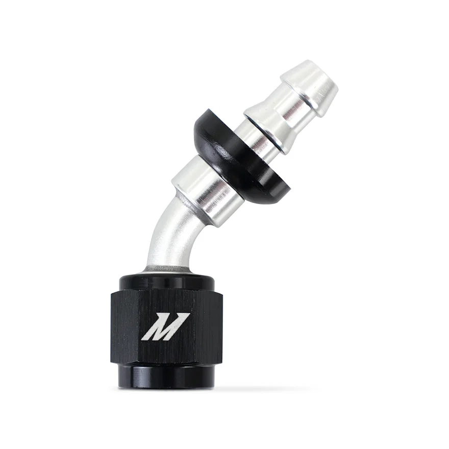 Push-Lock Fitting, -4AN, 45-Degree