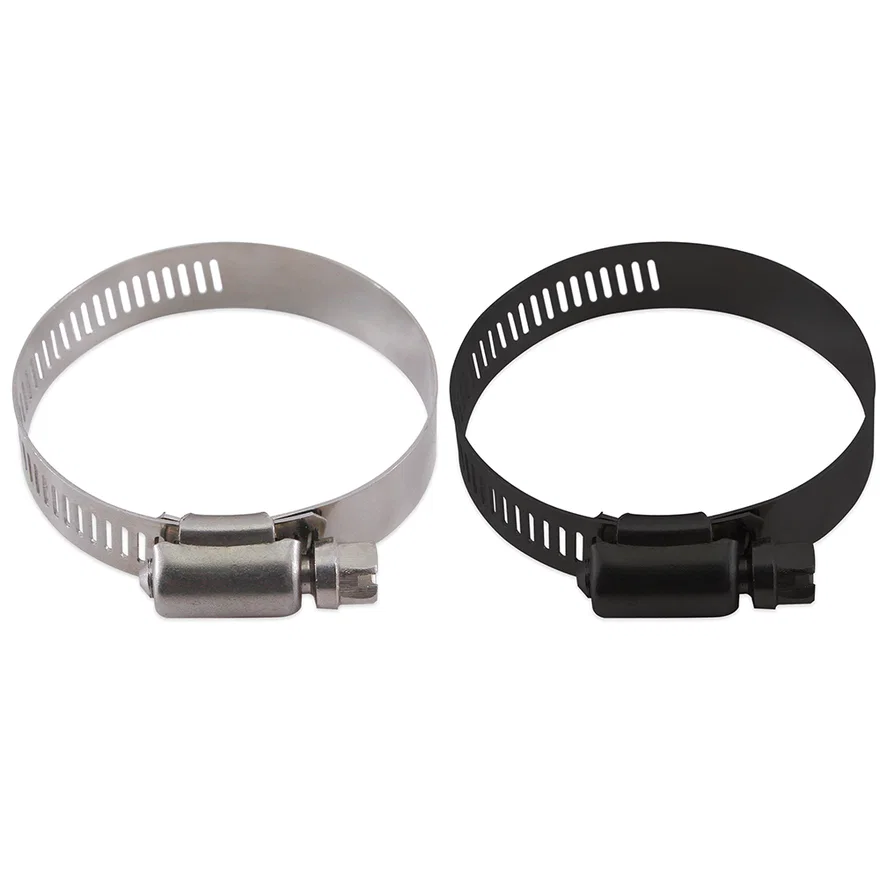 Worm Gear Clamp, High-Torque, Black, 18mm - 32mm, Pack of 10