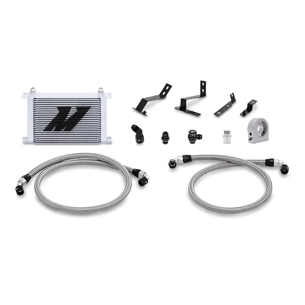 Oil Cooler Kit, Silver, fits Chevrolet Camaro SS 2016-2024