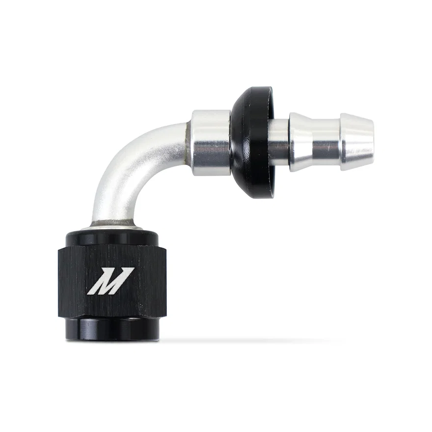 Push-Lock Fitting, -4AN, 90-Degree