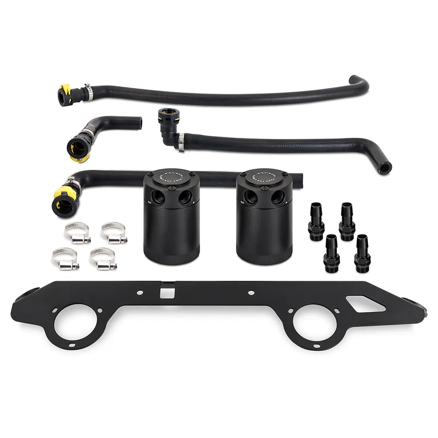 Baffled Oil Catch Can System, fits Ford Bronco 2.7L 2023+