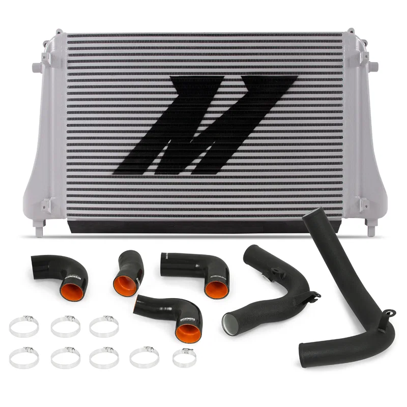 Intercooler Kit, Silver/Black, fits Volkswagen MK7 Golf TSI/GTI/R 2015-2021