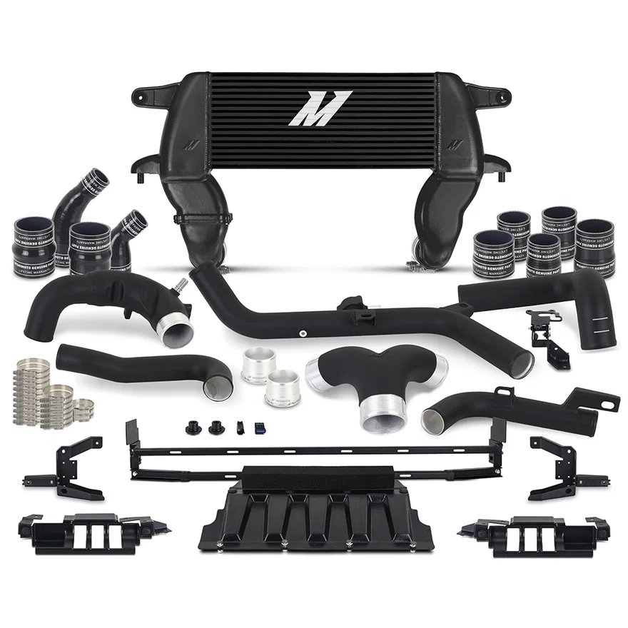 Intercooler Kit, Black/Black, High-Mount, fits Ford Bronco 2.7L 2021+