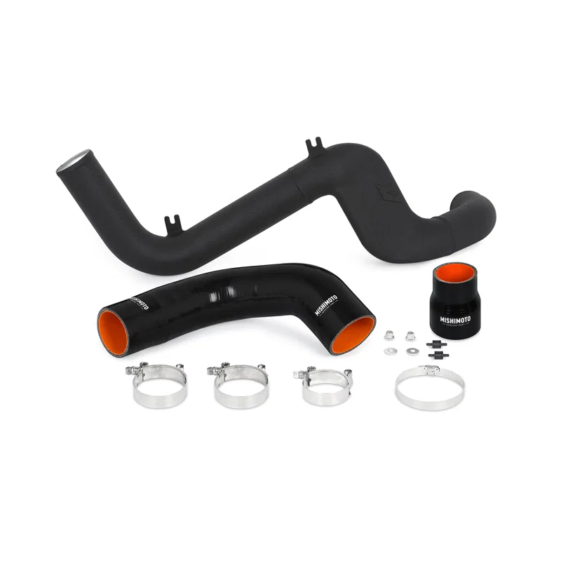Intercooler Pipe Kit, Black, Hot-side, fits Ford Focus RS 2016-2018