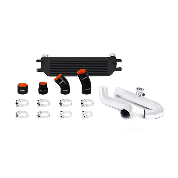 Intercooler Kit, Black/Polished, fits Ford Mustang EcoBoost 2015-2023