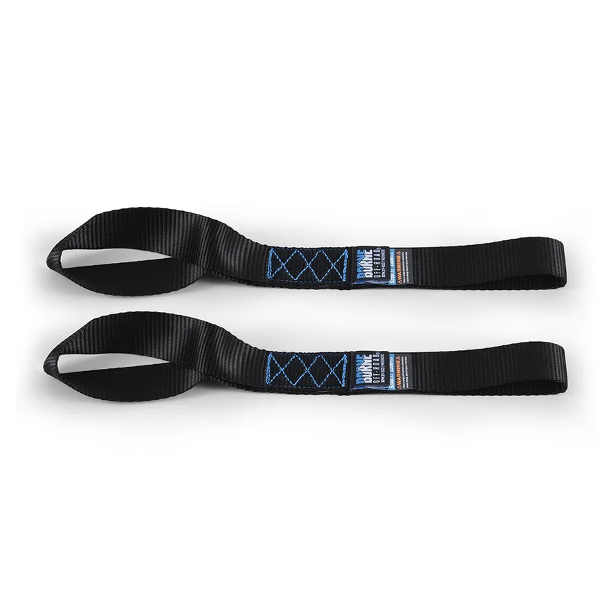 Borne Off-Road BNRTC-TDHD-2BK Heavy-Duty Ratchet Tie-Down Kit (2-pack), Black