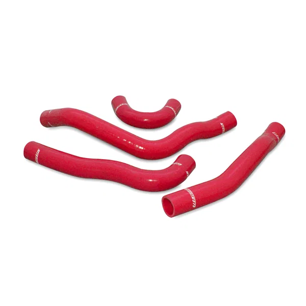 Silicone Radiator Hose Kit, Red, fits Mitsubishi Lancer Evolution X 2008-2015