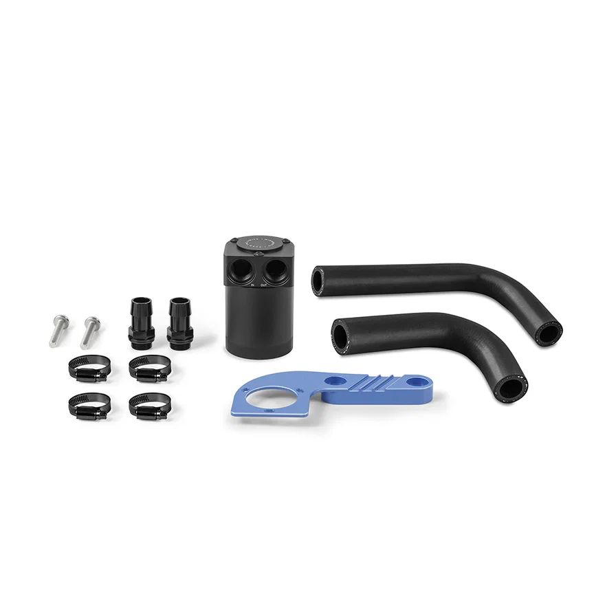 Baffled Oil Catch Can, Yas Marina Blue, CCV Side, fits BMW F8X M3/M4 2015-2020
