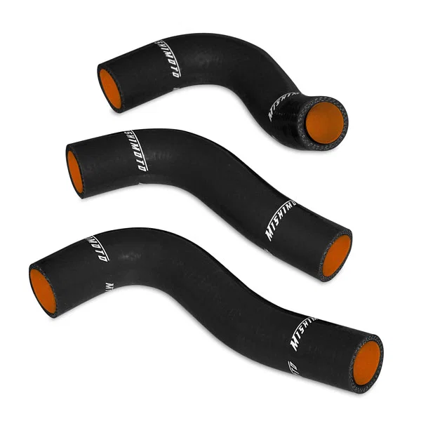 Silicone Radiator Hose Kit, Black, fits Mazda Miata 1994-1997
