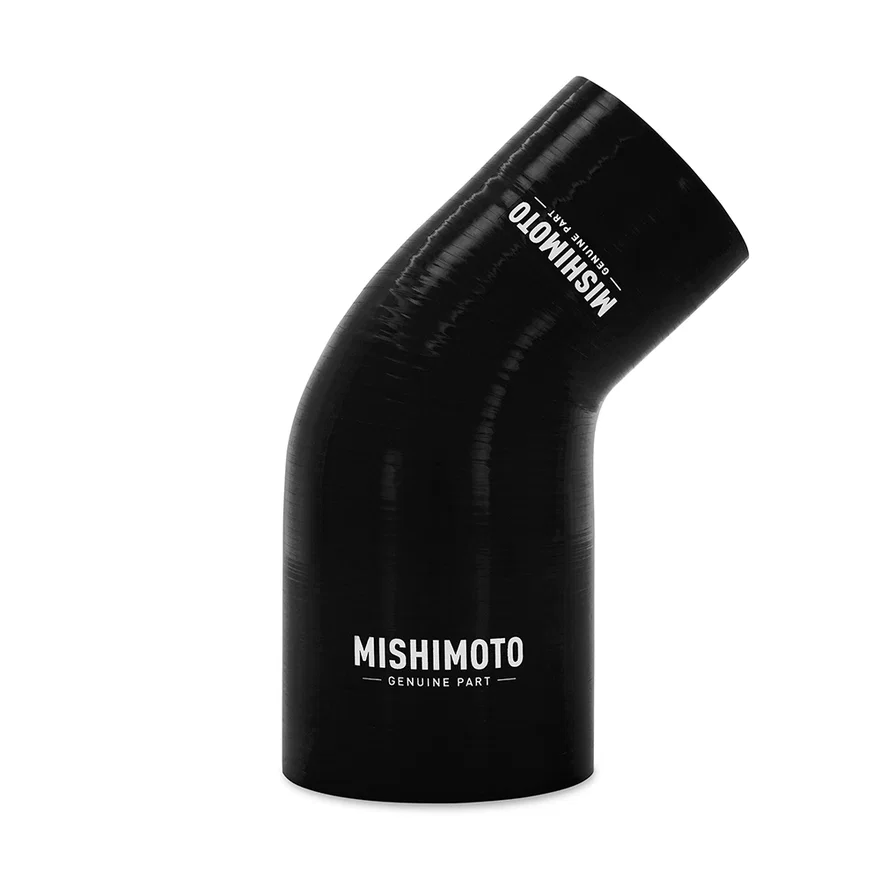 45-Degree Transition Coupler, Black, Silicone, 2.50in to 3.25in