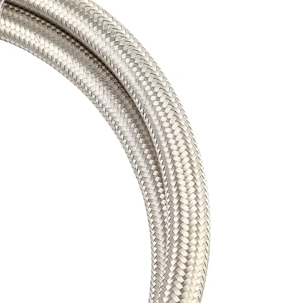 6AN Braided Line, Stainless Steel, 3 ft