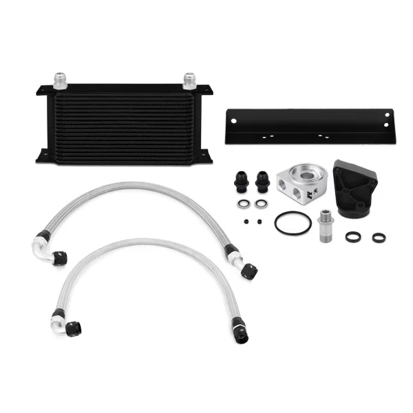 Oil Cooler Kit, Black, fits Hyundai Genesis Coupe 3.8L 2010-2012
