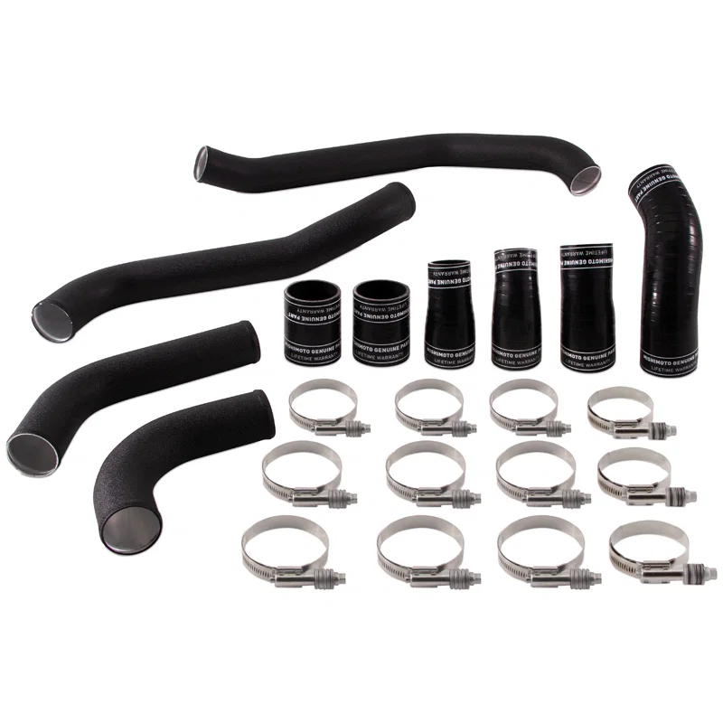 Intercooler Pipe Kit, Black, Hot-side, fits Ford F-150 3.5L EcoBoost 2017-2020