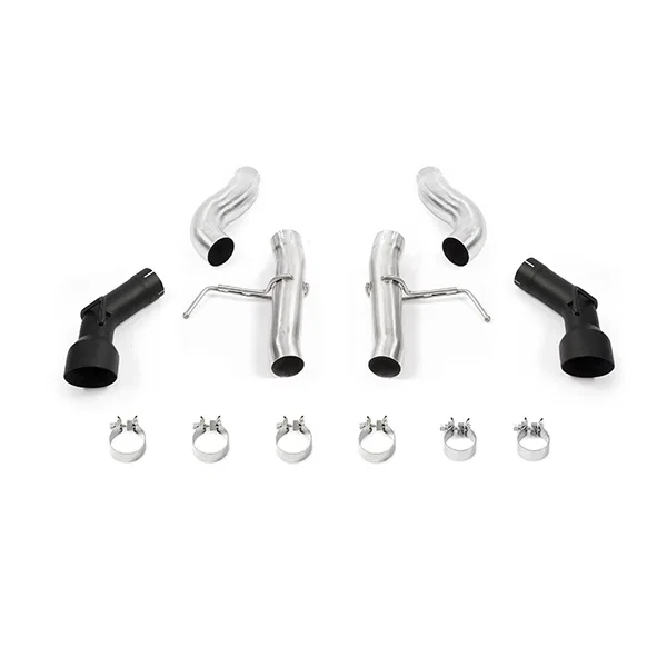 Dual Tip Race Axle-Back Exhaust, Black, fits Chevrolet Camaro 2.0T 2016-2024