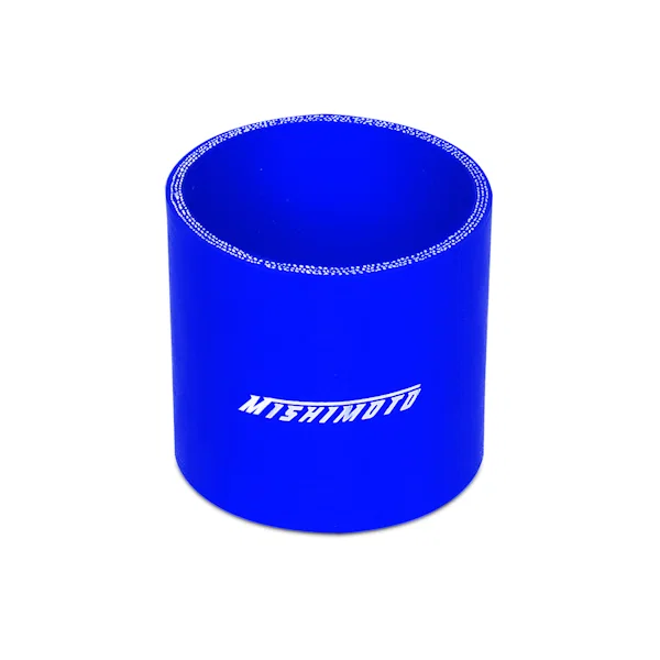 Straight Coupler, Blue, Silicone, 2.50in
