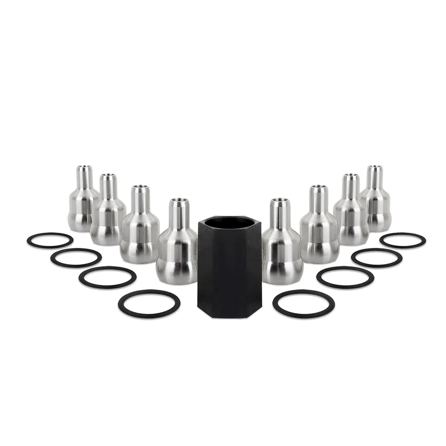 High-Pressure Oil Rail Ball Tube Set, fits 2004.5-2007 Ford 6.0L Powerstroke