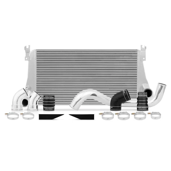 Intercooler Kit, Silver/Polished, fits Chevrolet/GMC 6.6L Duramax 2006-2010