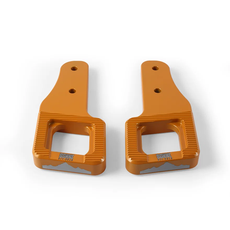 Front Lower Borne Off-Road BNTH-F150-17GD Billet Tow Hooks, Gold, fits Ford F-150 Raptor 2017+