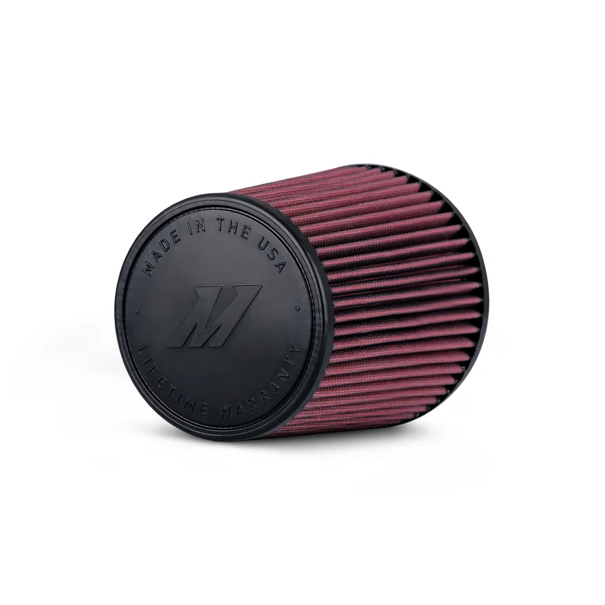 Performance Air Filter, 4in Inlet, 7in Filter Length, 5.5' O.D. Red