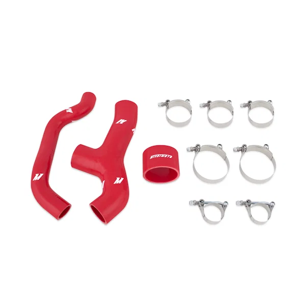 Silicone Intercooler Hoses, Red, fits Subaru WRX 2006-07/Forester XT 2004-2008