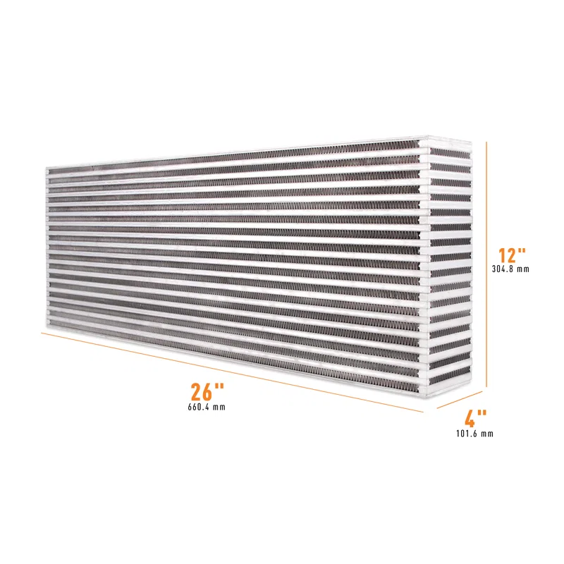 Universal Air-to-Air Race Intercooler Core 26in x 12 in x 4in