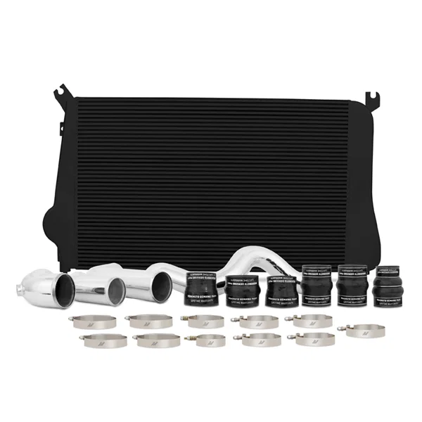 Intercooler Kit, Black/Polished, fits Chevrolet/GMC 6.6L Duramax 2011-2016