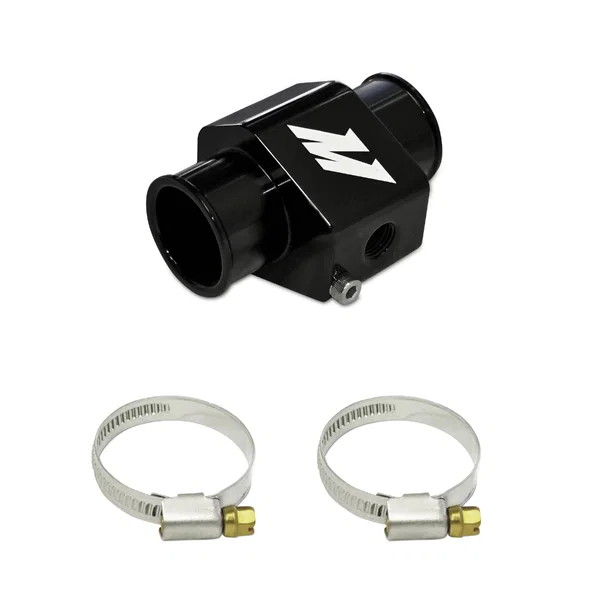 Water Temperature Sensor Adapter, Black, 28mm