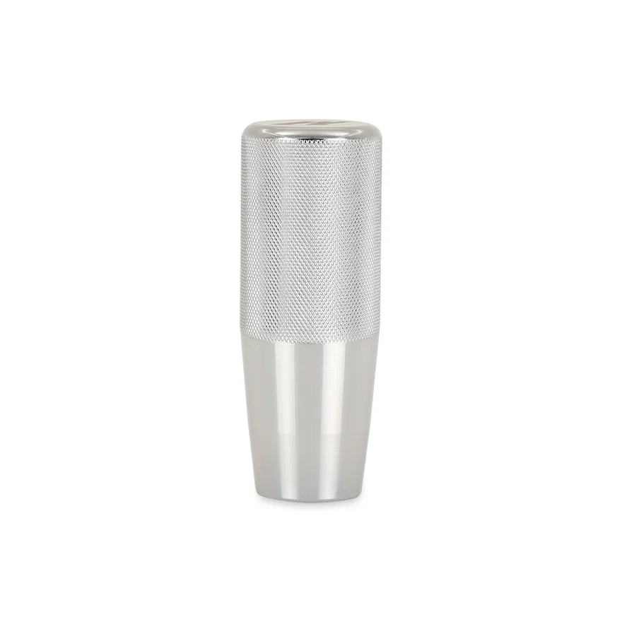 MMSK-XLK-SL Shift Knob, Silver, Weighted, XL, Knurled