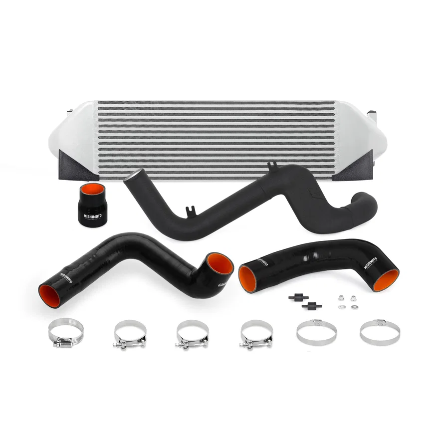 Intercooler Kit, Silver/Black, fits Ford Focus RS 2016-2018