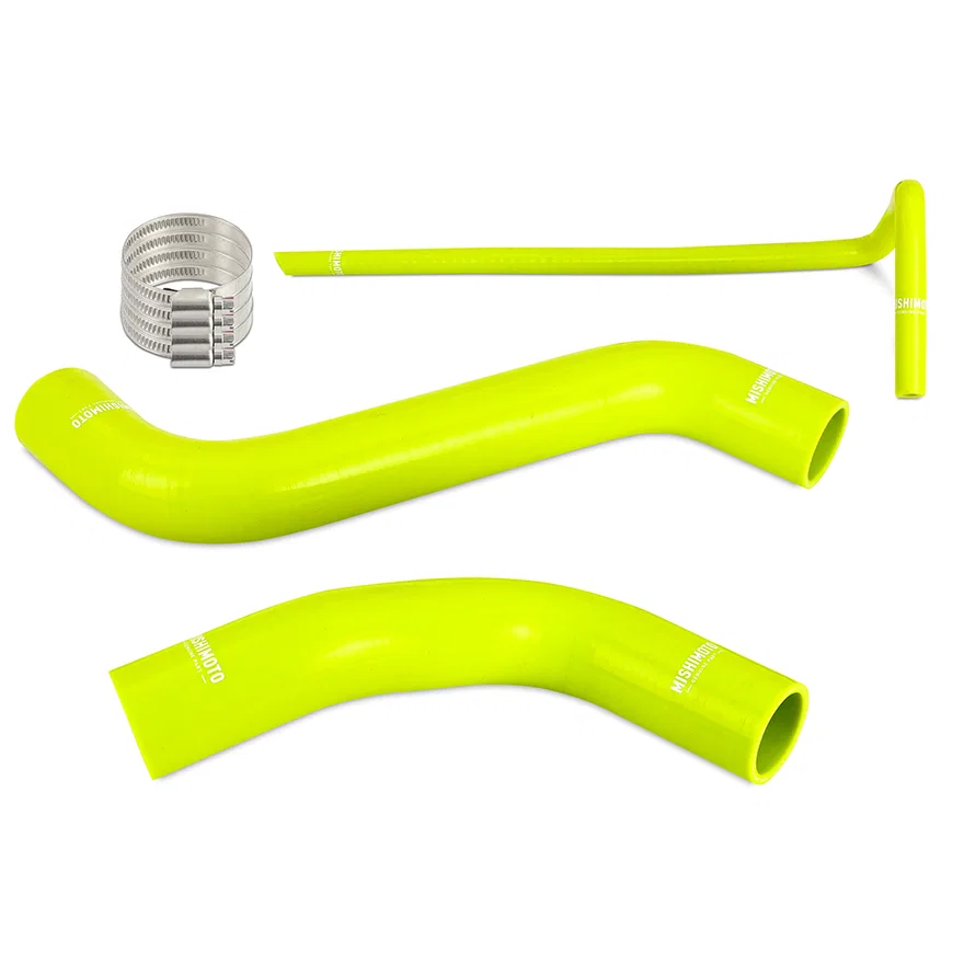 Silicone Radiator Hose Kit, Neon Yellow, fits Subaru WRX 2022+
