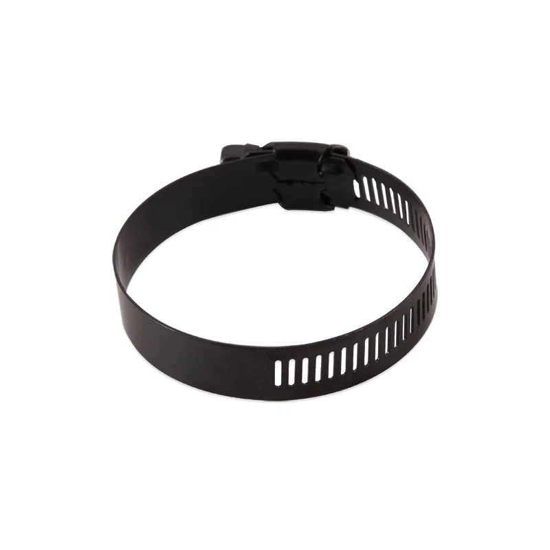 Worm Gear Clamp, High-Torque, Black, 1.06in - 2.01in (27mm - 51mm), Pack of 10