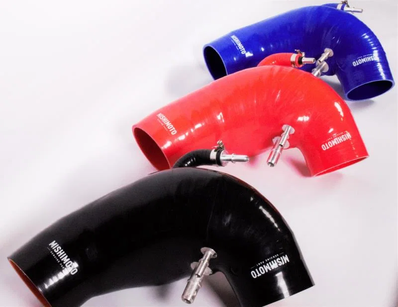 Silicone Induction Hose, Red, fits Ford Mustang GT 2015-2017