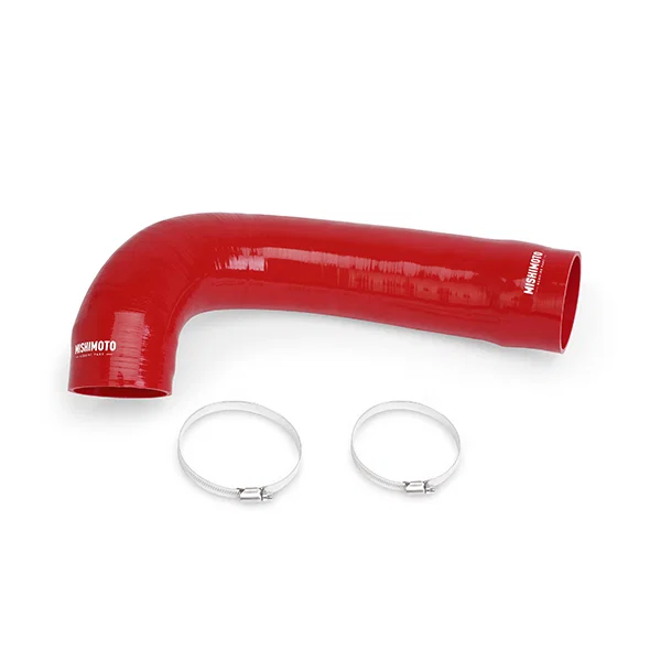 Silicone Induction Hose, Red, fits Nissan Titan XD 5.0 Cummins 2016-2019