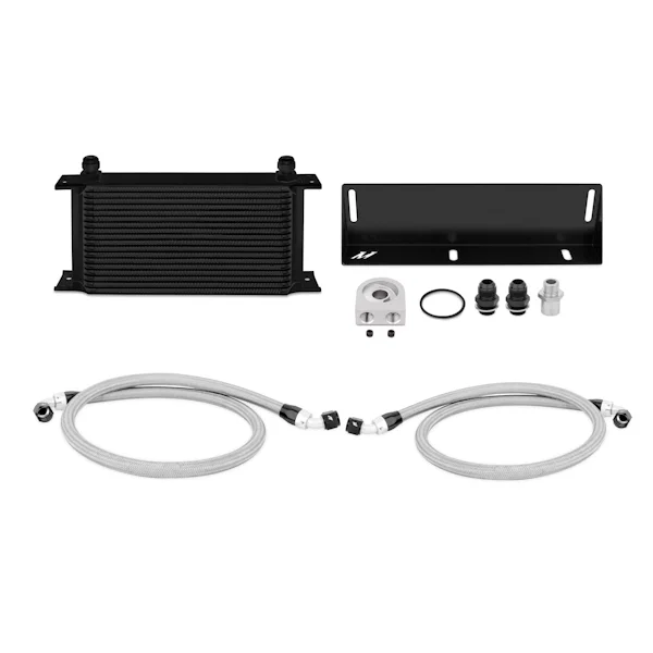 Oil Cooler Kit, Black, fits Ford Mustang 5.0L 1979-1993