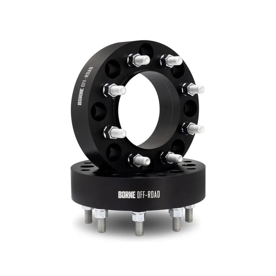 Borne Off-Road BNWS-011-50BK Wheel Adapters, Black, 8x6.5 to 8x180, 2.00in