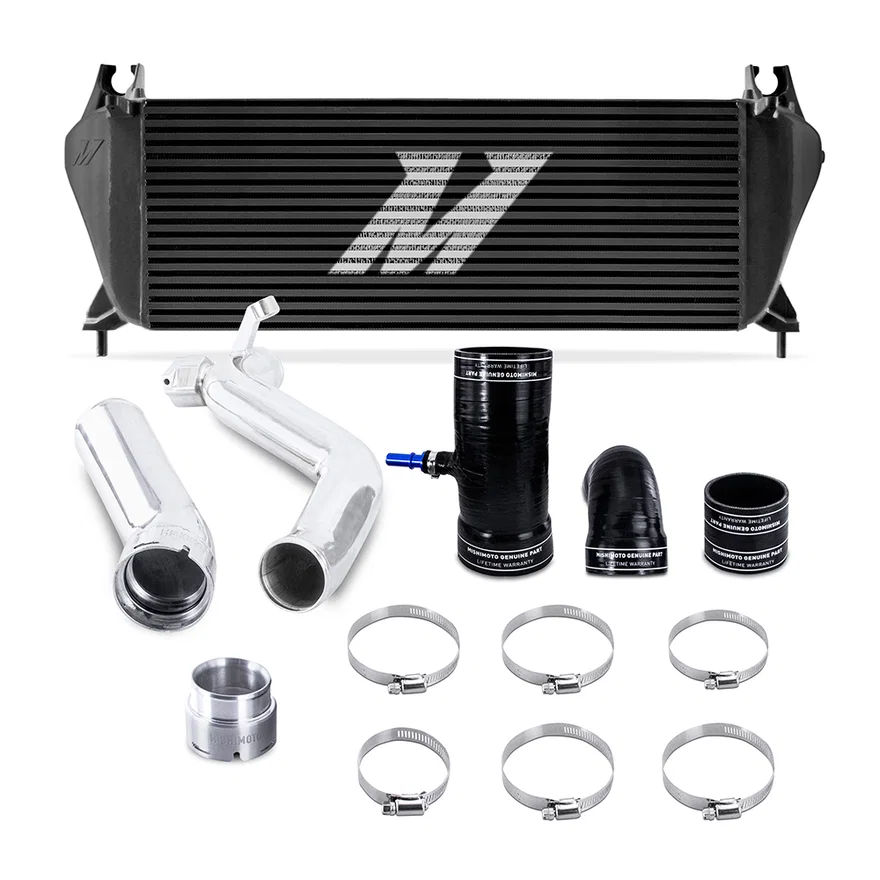 Intercooler Kit, Black/Polished, fits Ford Ranger EcoBoost 2.3L 2019-2023