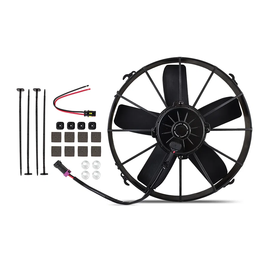 High-Flow Race Line Electric Fan, 12 in