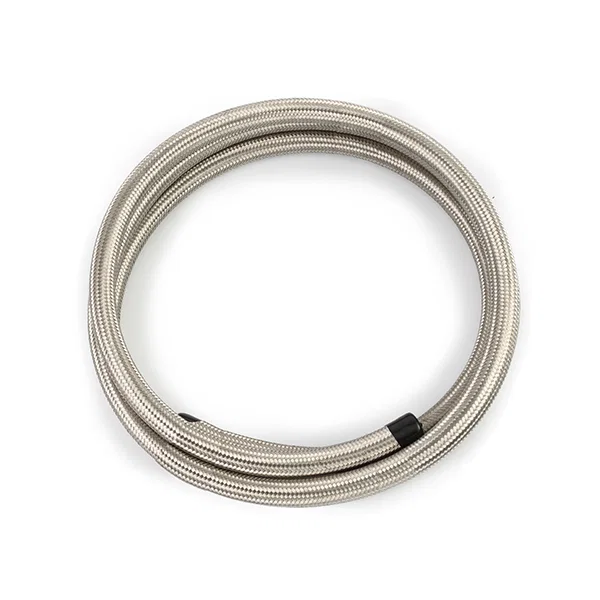 10AN Braided Line, Stainless Steel, 10 ft