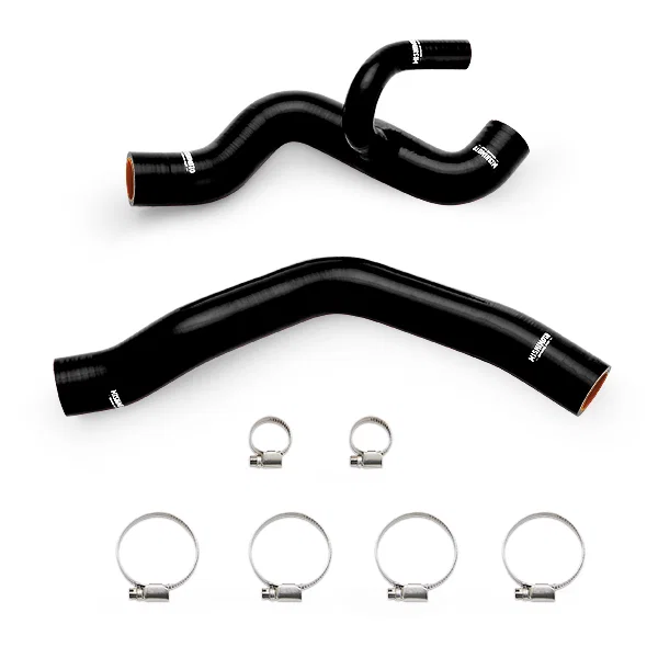 Silicone Radiator Hose Kit, Black, fits Chevrolet Camaro V6 2016-2024
