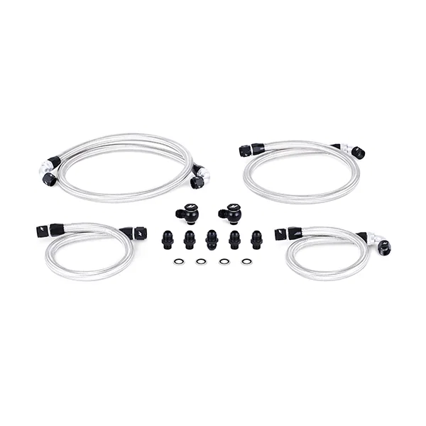 Oil Cooler Line Kit, Stainless Steel, fits Mazda RX-8 2004-2008