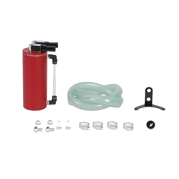 MMOCC-SAWRD Oil Catch Can, Red, Aluminum, Small