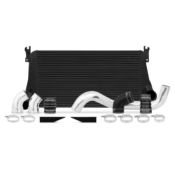 Intercooler Kit, Black/Polished, fits Chevrolet/GMC 6.6L Duramax 2006-2010