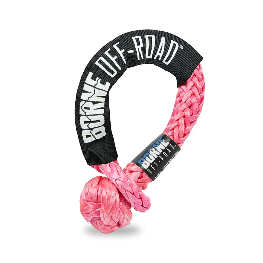 Borne Off-Road BNSS-12-PK Soft Shackle, Pink, 1/2 in