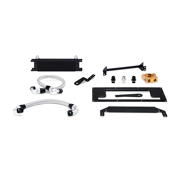 Oil Cooler Kit, Black, Thermostatic, fits Mazda Miata 1999-2005