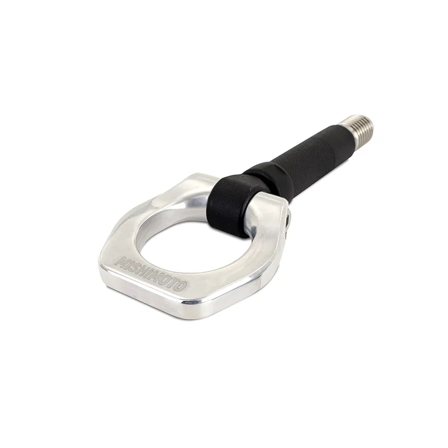Racing Tow Hook, Polished, Front, fits BMW F80 M3 2015-2019
