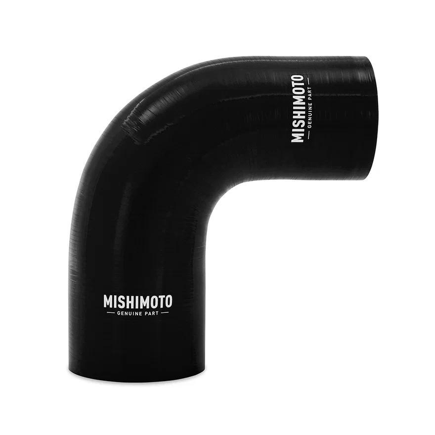 90-Degree Transition Coupler, Black, Silicone, 2.25in to 2.50in