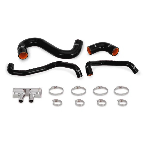 Silicone Lower Radiator Hose, Black, fits Ford Mustang GT 2015-2017
