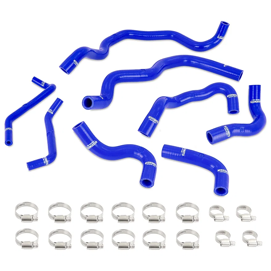 Silicone Intercooler Coolant Hose Kit, Blue, fits Infiniti Q50/Q60 3.0T 2016-24