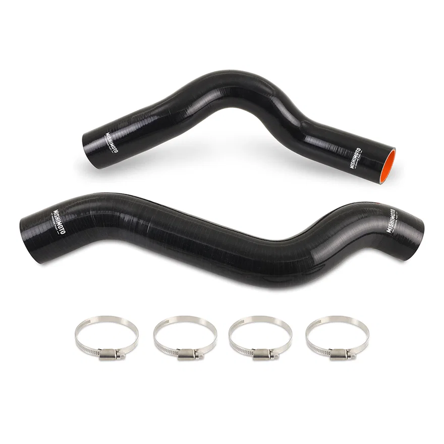 Silicone Radiator Hose Kit, Black, fits Dodge Viper 2013-2017